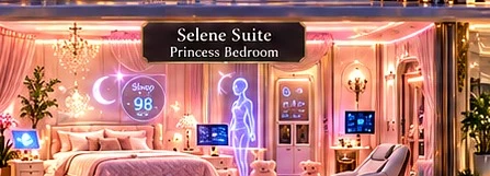 Soft princess bedroom