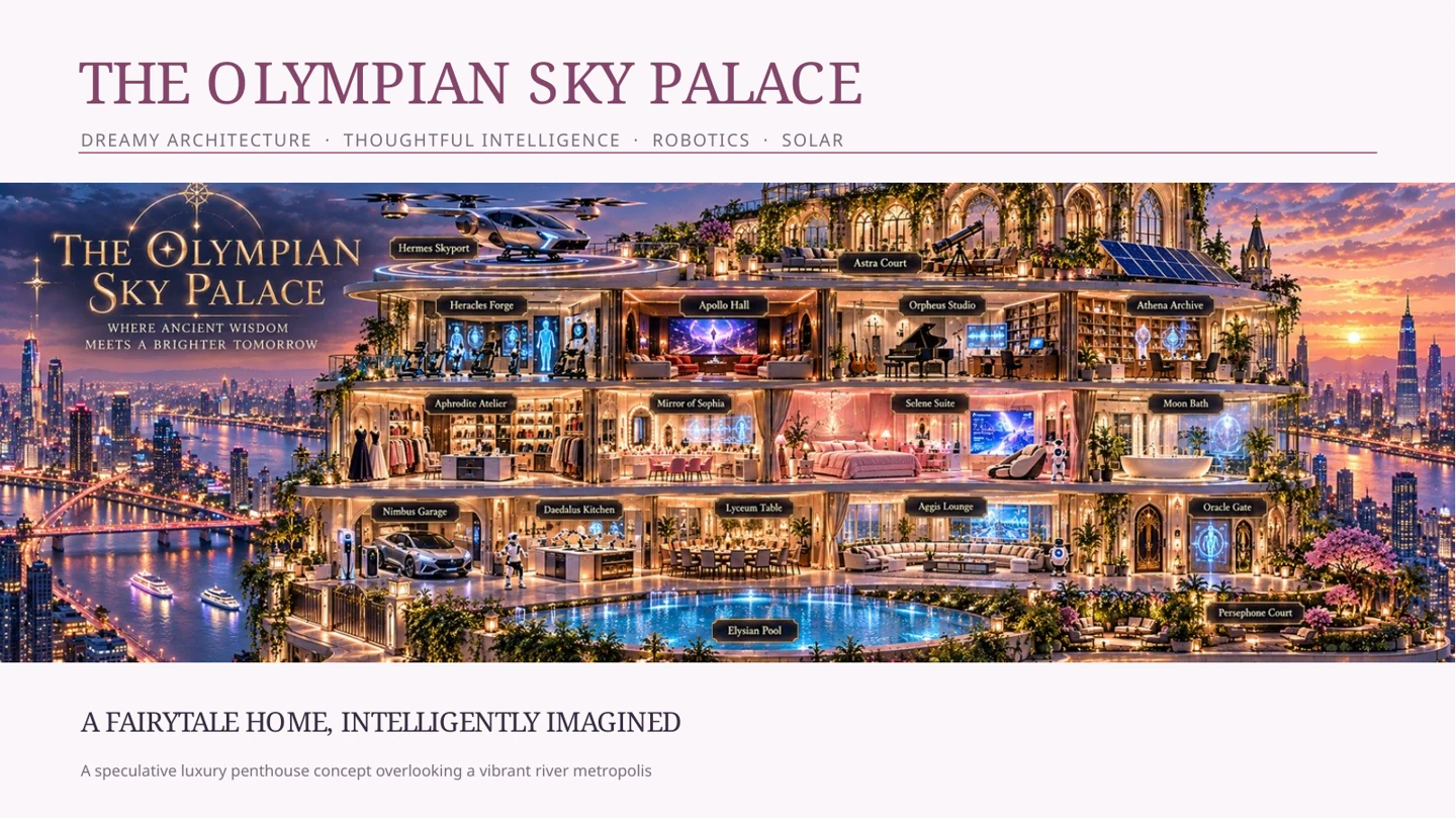Slide 1 of 27: The Olympian Sky Palace